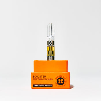 Booster full gram, CBD Vapour cartridge with clementine and turmeric