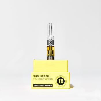 NECTR Sun Upper CBD vapour cartridge with lemon and wild mint